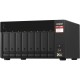 Сетевое хранилище без дисков/ SMB QNAP TS-873A-8G NAS, 8 trays 3,5"/2,5", 2x2,5 GbE BASE-T, 2 x M.2 NVMe 2280 slots, quad-core AMD Ryzen V1500B 2,2 GHz, 8 GB SO-DIMM DDR4 (1 x 8 GB) up to 64GB (2x32 GB)