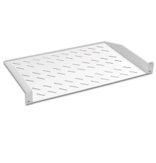  LANDE Полка консольная 19" 1U, нагрузка 30 кг, 2 точки крепления, 486х300х44мм, серая