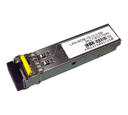 Модуль SFP WDM 1.25G, 1550nm / 1310nm, 3 km, LC, DDM, Cisco