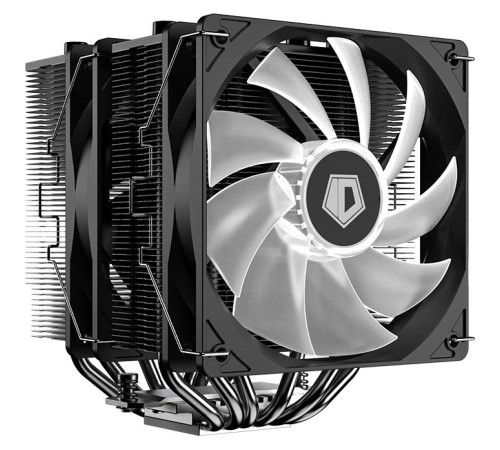 Кулер для процессора/ CPU Cooler ID-COOLING SE-55 ARGB (250W, 4-pin PWM, 153mm, Al/Cu, 6x6mm, ARGB, 2x120mm, 68.2CFM, 35.2dBA, 1500RPM, S: 1700/1200/115X, AM5/AM4, Black) Кулер для процессора/ CPU Cooler ID-COOLING SE-55 ARGB (250W, 4-pin PWM, 153mm, Al/Cu, 6x6mm, ARGB, 2x120mm, 68.2CFM, 35.2dBA, 1500RPM, S: 1700/1200/115X, AM5/AM4, Black)