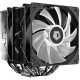 Кулер для процессора/ CPU Cooler ID-COOLING SE-55 ARGB (250W, 4-pin PWM, 153mm, Al/Cu, 6x6mm, ARGB, 2x120mm, 68.2CFM, 35.2dBA, 1500RPM, S: 1700/1200/115X, AM5/AM4, Black)