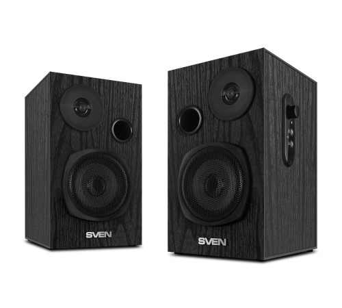 SVEN SPS-585, черный, акустическая система 2.0 (мощность 2x10 Вт (RMS)) SVEN SPS-585, черный, акустическая система 2.0 (мощность 2x10 Вт (RMS))
