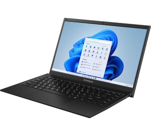 Ноутбук IRBIS BlizzardBook 14 14NBC0001 14" Core i3-1115G4, 14"LCD 1920*1080 IPS , 8+512GB SSD, AC wifi, camera: 2MP, 5000mha, black metal case, backlight keyboard, Type-c, Win 11 Pro