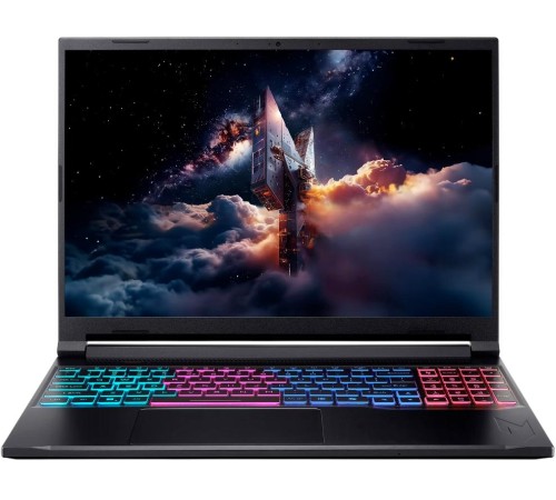 Ноутбук/ ACER Aspire Nitro V165AI ANV16S-41-R570 16"(2560x1600 (матовый) IPS)/AMD Ryzen 7 260(3.8Ghz)/32768Mb/1024PCISSDGb/noDVD/Ext:NVIDIA GeForce RTX 5060(8192Mb)/Cam/BT/WiFi/76WHr/war 1y/2.1kg/black/NoOS