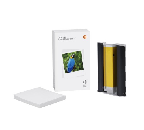 Бумага для фотопринтера Xiaomi Instant Photo Paper 3" (40 Sheets) SD30 (BHR6756GL) Бумага для фотопринтера Xiaomi Instant Photo Paper 3" (40 Sheets) SD30 (BHR6756GL)