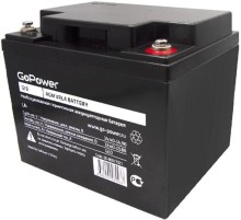 Аккумулятор свинцово-кислотный GoPower LA-12260 12V 26Ah/ Аккумулятор свинцово-кислотный GoPower LA-12260 12V 26Ah клеммы под болт M5