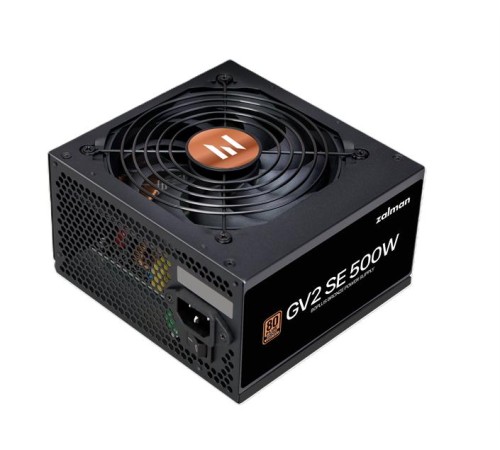 Блок питания Zalman ZM500-GV2SE, 500W, ATX12V v2.52, APFC, 12cm Fan, 80+ Bronze, Retail Блок питания Zalman ZM500-GV2SE, 500W, ATX12V v2.52, APFC, 12cm Fan, 80+ Bronze, Retail
