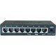 Сетевой коммутатор/ DES-1008P/C1A Unmanaged Switch 8x100Base-TX (4x100Base-TX PoE), PoE Budget 52W, metal case