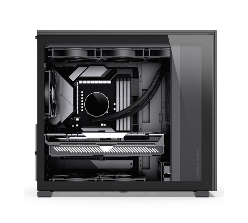 Корпус без блока питания/ Case JONSBO D41 STD, Midi-Tower, TG, no fan, 1xUSB-A 3.2 + 1xUSB-C 3.2, ATX, mATX Black