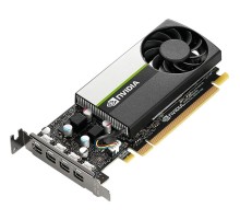 Видеокарта/ VGA NVIDIA QUADRO T1000 4GB, GDDR6/128-bit, PCIe 3.0, 4xmDP, 1-slot, BOX/RTL/PB