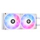 Водяное охлаждение для процессора/ Water Cooling System Thermalright Aqua Elite 240 White Argb V3 (240mm, White, ARGB/ Fans: 2x120mm, 66.17CFM, 25.6dBA, 1500RPM/ Pump height 53mm, 23dBA, 3300RPM, Rad thickness 27mm/ S: 1200, 1700, 1851, 2011, 2066, 115X,