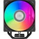 Кулер для процессора/ CPU Cooler PCCooler RT400 ARGB BK (235W, 4-pin PWM, 148mm, Al/Cu, 4x6mm, ARGB, 1x120mm, 73.32CFM, 34.9dBA, 2200RPM, S: 115X/1200/1700/1851 , AM4/AM5, black)
