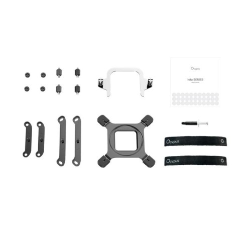 Система водяного охлаждения Ocypus Iota L24 WH, 240mm, Display Pump, 2x120mm FDB fans, LGA115X/1200/1700/18XX, AM4/AM5