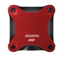 Внешний накопитель Внешний SSD 512GB USB 3.2 Gen 2 (USB 10Gbps) R550/W480MB/s 3D NAND COLOR BOX красный