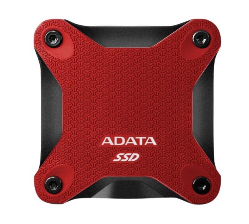 Внешний накопитель Внешний SSD 512GB USB 3.2 Gen 2 (USB 10Gbps) R550/W480MB/s 3D NAND COLOR BOX красный