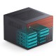Корпус без блока питания/ Case JONSBO N4, Mini-Tower, 1x120mm, 1xUSB-A 3.0 + 1xUSB-C 3.2, SFX PSU Support, mATX, mITX Black