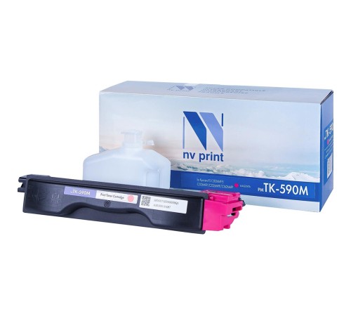 -/ Тонер-картридж NVP NV-TK-590 Magenta для Kyocera FS-C5250DN/ C2026MFP/ C2026MFP+/ C2126MFP/ C2126MFP+/ C2526MFP/ C2626MFP/ Ecosys P6026cdn (5000k)