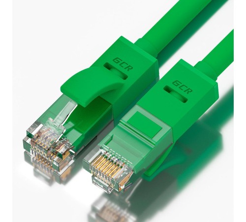 Greenconnect Патч-корд прямой 15.0m, UTP кат.5e, зеленый, позолоченные контакты, 24 AWG, литой, GCR-LNC05-15.0m, ethernet high speed 1 Гбит/с, RJ45, T568B Greenconnect Патч-корд прямой 15.0m, UTP кат.5e, зеленый, позолоченные контакты, 24 AWG, литой, GCR-LNC05-15.0m, ethernet high speed 1 Гбит/с, RJ45, T568B