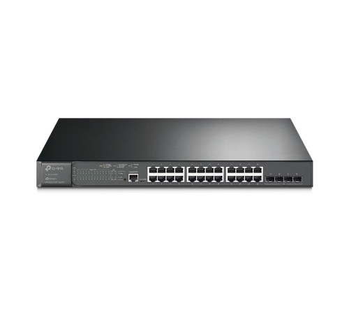 Коммутатор/ JetStream 28-port Gigabit L2+ Managed Switch with 24-port PoE+, PoE budget up to 384W, support SDN