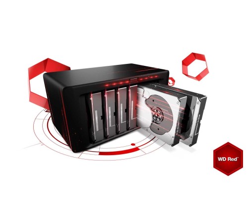 Жесткий диск/ HDD WD SATA3 8Tb Red for NAS 256Mb