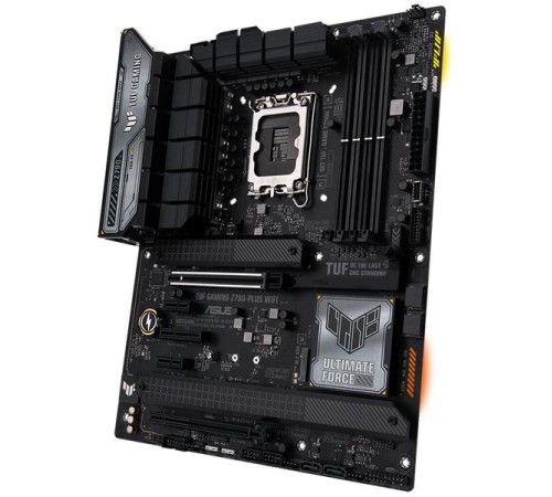 Материнская плата ASUS TUF GAMING Z790-PLUS WIFI, LGA1700, Z790, 4*DDR5, 4*SATA, 4*M.2, 7*USB 3.2, Type-C, 2*PCIx16, 1*PCIx4, 2*PCIx1, DP+HDMI, ATX; 90MB1D80-M1EAY0