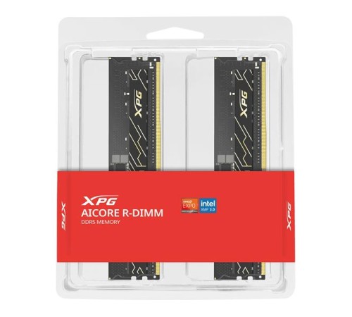 Оперативная память ADATA AICORE DDR5 R-DIMM 32GB 7200MHz 2*16GB 34-46-46 1.4V BLACK DUAL TRAY