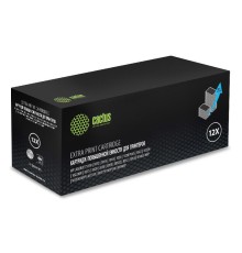 Картридж лазерный Cactus CS-Q2612X-MPS Q2612X черный (3000стр.) для HP LJ 1010/1012/1015/1018/1020
