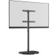 ONKRON интерьерная стойка для ТВ 30"-60", макс 41кг, поворотная, чёрная TS5060