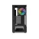 Корпус ПК без блока питания/ Case SAMA V40 Black, Midi-Tower, TG, 6x120mm ARGB, 2xUSB 3.0 + 1xUSB 3.1 Type-C, ATX, mATX, mITX Black