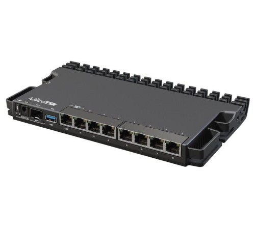 Маршрутизатор MikroTik RouterBORD 5009UG+S+ with Marvell Armada ARMv8 CPU (4-cores, 1.4GHz per core), 1GB of DDR4 RAM, 1GB NAND storage, 1x 2.5Gbit LAN, 7x 1Gbit LAN, 1xSFP+ port, RouterOS L5, metal desktop case, P