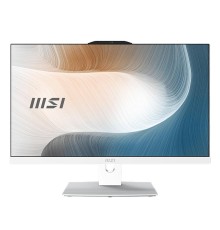 Моноблок MSI Modern AM242P 1M AiO 23,8" FHD (1920x1080)IPS AG Non-touch, Core i3-100U (1.2GHz), 8Gb DDR5(1*8GB), 512GB SSD M.2, Intel UHD, WiFi, BT, camera, WirelessKB&mouse Eng/Rus, No OS,1y,White