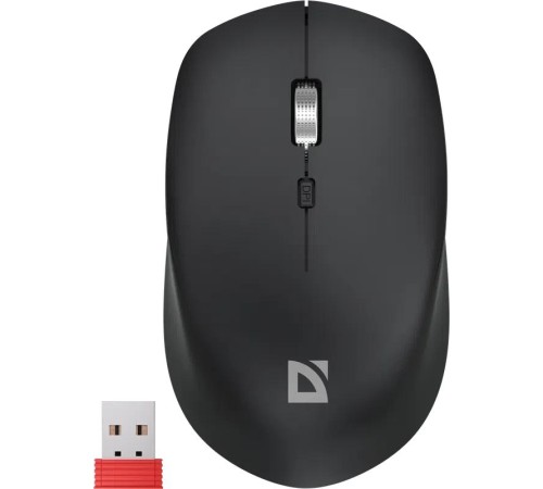 Defender Беспроводная оптическая мышь Velvet MB-406 черн,2.4ГГц+BT,1600dpi,4кн,АКБ