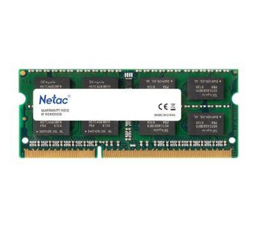 Оперативная память Netac Basic SODIMM 8GB DDR3L-1600 (PC3-12800) C11 11-11-11-28 1.35V Memory module