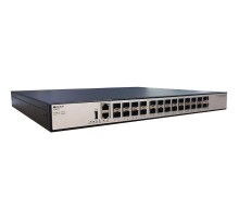 Коммутатор/ Управляемый L3 коммутатор, 24х10GBase-X SFP+, 2х100GBase-X QSFP28, консольный порт RJ-45, комплект для установки в 19" стойку