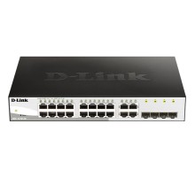 Коммутатор/ Управляемый L2 коммутатор, 16x1000Base-T, 4xCombo 1000Base-T/SFP