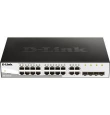 Коммутатор/ Управляемый L2 коммутатор, 16x1000Base-T, 4xCombo 1000Base-T/SFP