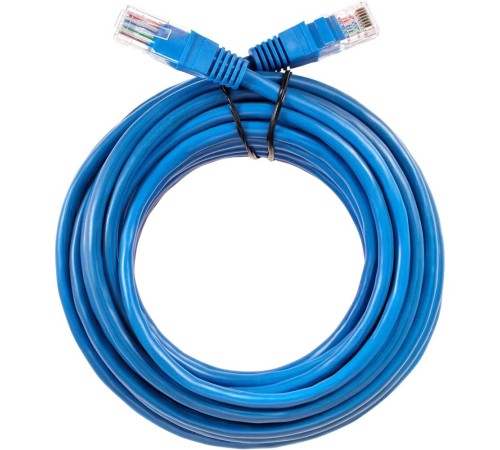 Патчкорд/ Патчкорд литой "Telecom" UTP кат.5е 10,0м синий