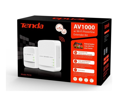 Удлинитель WiFi сети/ AV1000 комплект гигабитных Wi-Fi Powerline адаптеров AC стандарта Удлинитель WiFi сети/ AV1000 комплект гигабитных Wi-Fi Powerline адаптеров AC стандарта