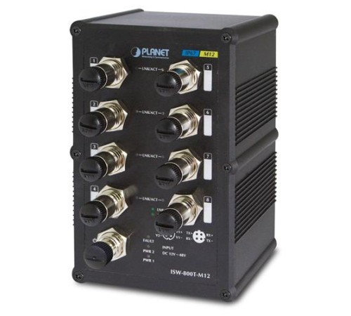 ISW-800T-M12 индустриальный IP67 коммутатор/ IP67 rated 8-Port 10/100Mbps M12 Fast Ethernet Switch (-40 to 75 degree C) ISW-800T-M12 индустриальный IP67 коммутатор/ IP67 rated 8-Port 10/100Mbps M12 Fast Ethernet Switch (-40 to 75 degree C)