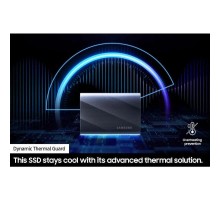 Внешние HDD и SSD/ Samsung External SSD T9, 2000GB, Type-C, USB 3.2 Gen2, R/W 2000/2000MB/s, 88x60x14mm, Black (12 мес.)