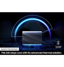 Внешние HDD и SSD/ Samsung External SSD T9, 2000GB, Type-C, USB 3.2 Gen2, R/W 2000/2000MB/s, 88x60x14mm, Black (12 мес.)