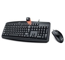 Комплект Genius Smart KM-200 Only Laser (клавиатура Smart KB-200 + мышь NetScroll 120 V2), Black, USB (Мятая упаковка)