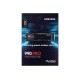 Твердотельный накопитель/ Samsung SSD 990 PRO, 1000GB, M.2(22x80mm), NVMe 2.0, PCIe 4.0 x4, V-NAND TLC, R/W 7450/6900MB/s, IOPs 1 200 000/1 550 000, DRAM buffer 1024MB, TBW 600, DWPD 0.33, with Heatsink (12 мес.)