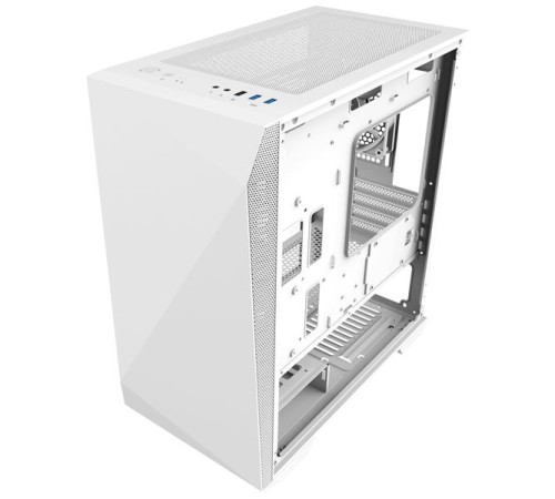 корпус ZALMAN Z1 ICEBERG, MATX, WHITE, WINDOW, 2xCOMBO (3.5" OR 2.5"), 3x2.5", 1xUSB2.0, 2xUSB3.0, FRONT 2x120mm, REAR 1x120mm