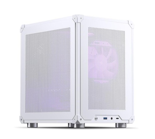 Корпус без блока питания/ Case JONSBO C6, Mini-Tower, no fan, 1xUSB-A 3.2 + 1xUSB-C 3.2, mATX, mITX White