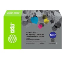 -/ Картридж струйный Cactus CS-EPT6037 T6037 сер.пигм. (220мл) для Epson Stylus PRO 7880/9880