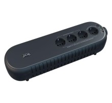 Источник бесперебойного питания Powercom Back-UPS WOW, OffLine, 1000VA/500W, Tower, 4xSchuko outlets(1 Surge & 3 batt), USB (78235) (царапины, потертости, после СЦ)