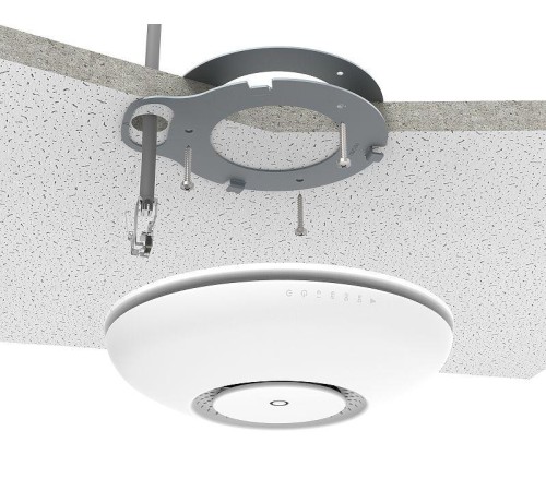 Маршрутизатор/ cAP ac Dual-band 2.4 / 5GHz wireless access point for mounting on a ceiling or wall with two Gigabit Ethernet ports (one with PoE output), 802.11ac support and IPsec hardware encryption support Маршрутизатор/ cAP ac Dual-band 2.4 / 5GHz wireless access point for mounting on a ceiling or wall with two Gigabit Ethernet ports (one with PoE output), 802.11ac support and IPsec hardware encryption support