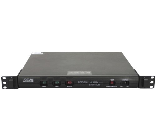 Источник бесперебойного питания Powercom King Pro RM, Интерактивная, 600 ВА / 480 Вт, Rack, IEC, LCD, USB, USB Источник бесперебойного питания Powercom King Pro RM, Интерактивная, 600 ВА / 480 Вт, Rack, IEC, LCD, USB, USB