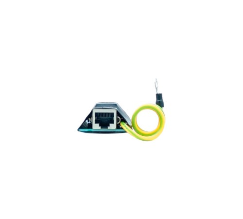 Бескорпусное устройство грозозащиты линий Ethernet + PoE на 1 канал/ Бескорпусное устройство грозозащиты линий Ethernet + PoE на 1 канал (УЗИП). Класс II. Защищает PoE оборудование, подключенное к линиям Ethernet от наведенного напряжения высоких энергий.